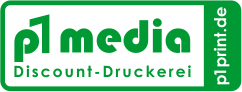 p1Print.de by p1 media Discount-Druckerei – Ihre Günstige Druckerei jetzt auch im Internet! Logo